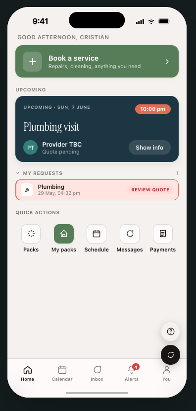 Wenest app — Done. You're done.